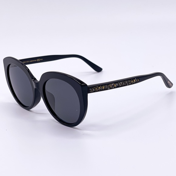 JIMMY CHOO NEW BLACK WOMEN SUNGLASSES JIMMY CHOO - Picture 5 of 9